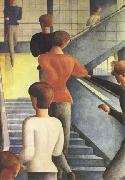 Oskar Schlemmer rBauhaus Stairway (mk09) oil